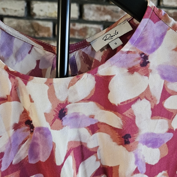 Rails Serenity Dress In Amaranth - Picture 7 of 9